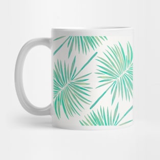 fan palm seafoam Mug